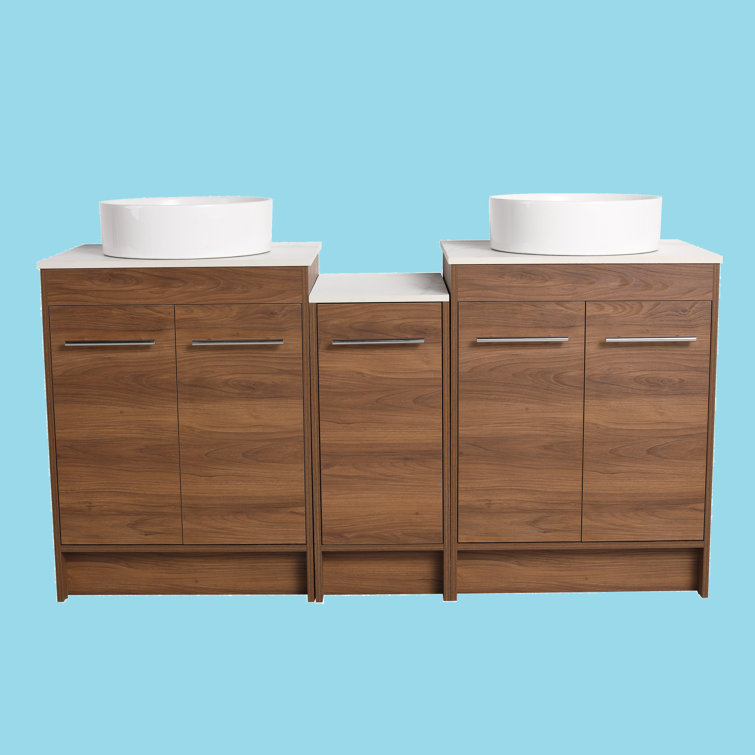 Latitude Run® Bralynn 59" Double Bathroom Vanity Set Wayfair